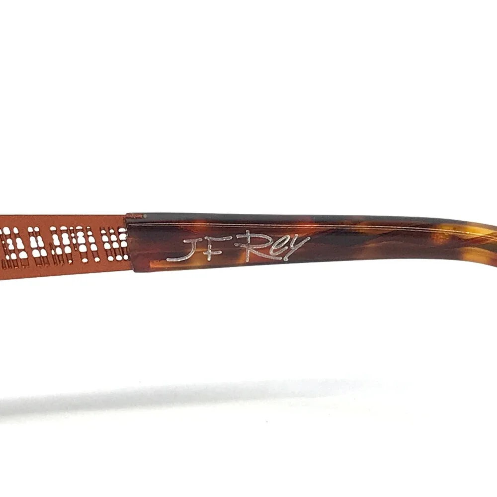 J.F. Rey Eyeglasses Frames JF2585 4560 Khaki Orange Olive Green Woven 54-20-145